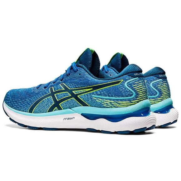 ASICS Gel-Nimbus 24 Men\'s, Lake Drive/Hazard Green, US 13 main image 2